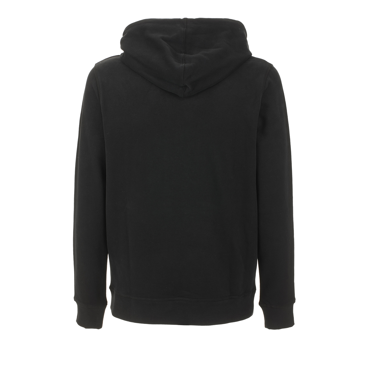 Felpa con cappuccio foderato in jersey a contrasto