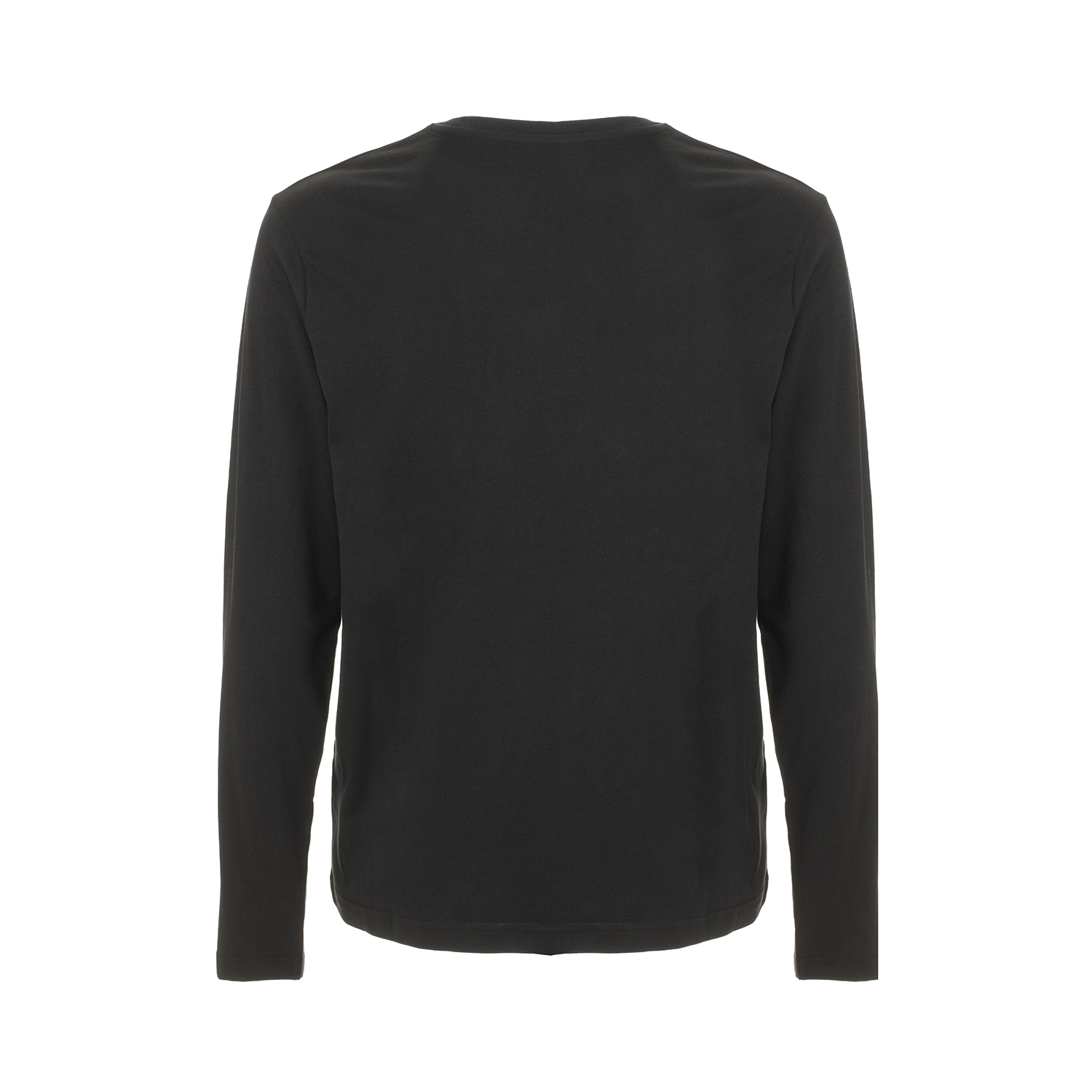 T-shirt girocollo a maniche lunghe