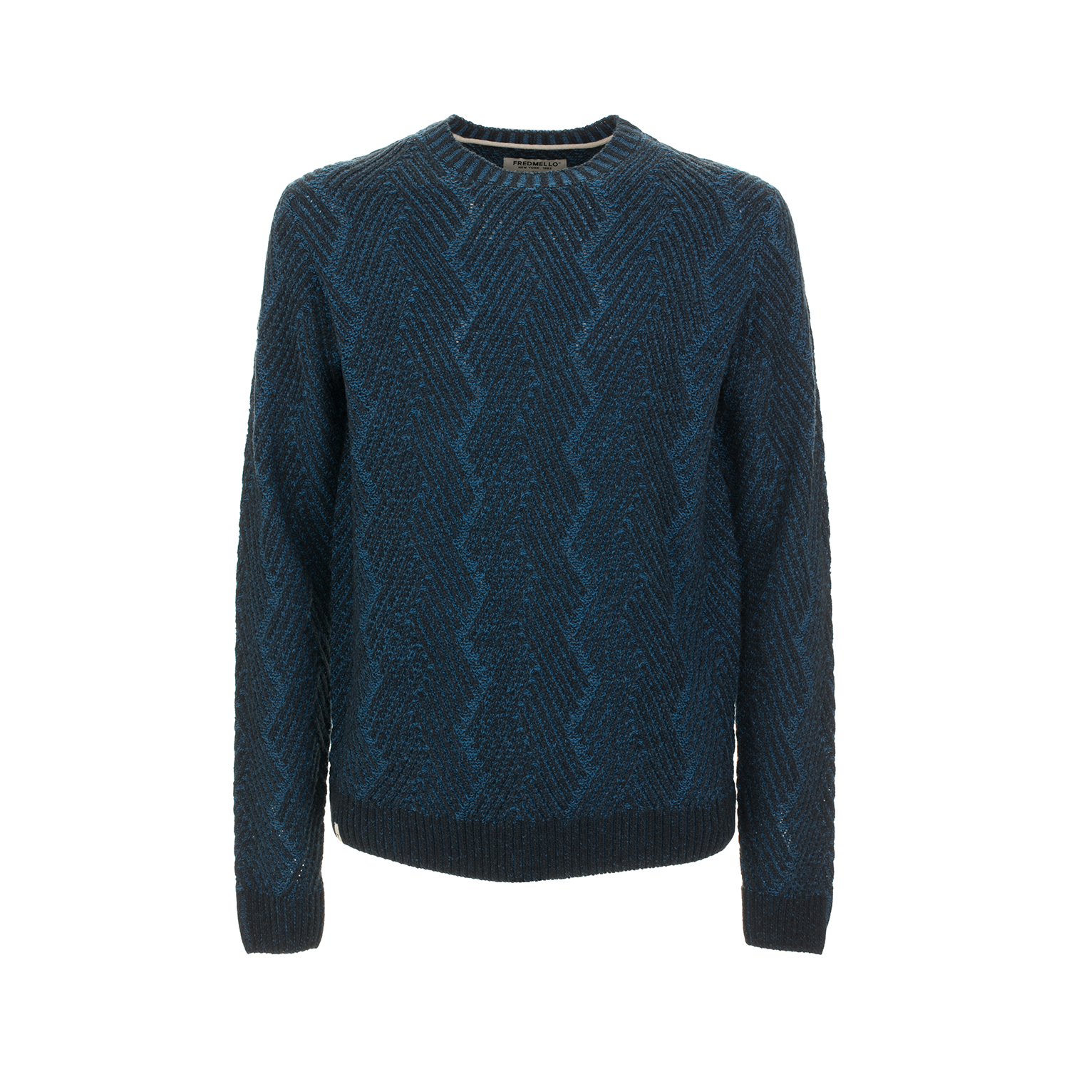 Maglia girocollo a maniche lunghe