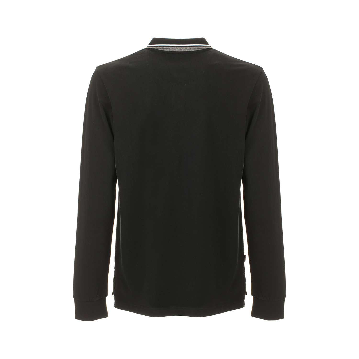 Polo in piquet stretch a manica lunga