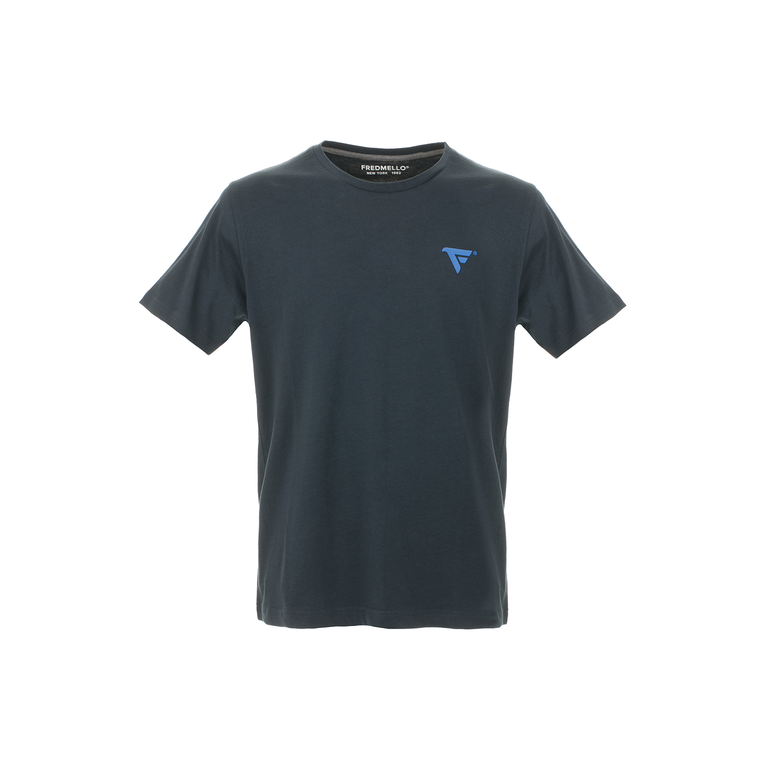 T-shirt girocollo a maniche corte