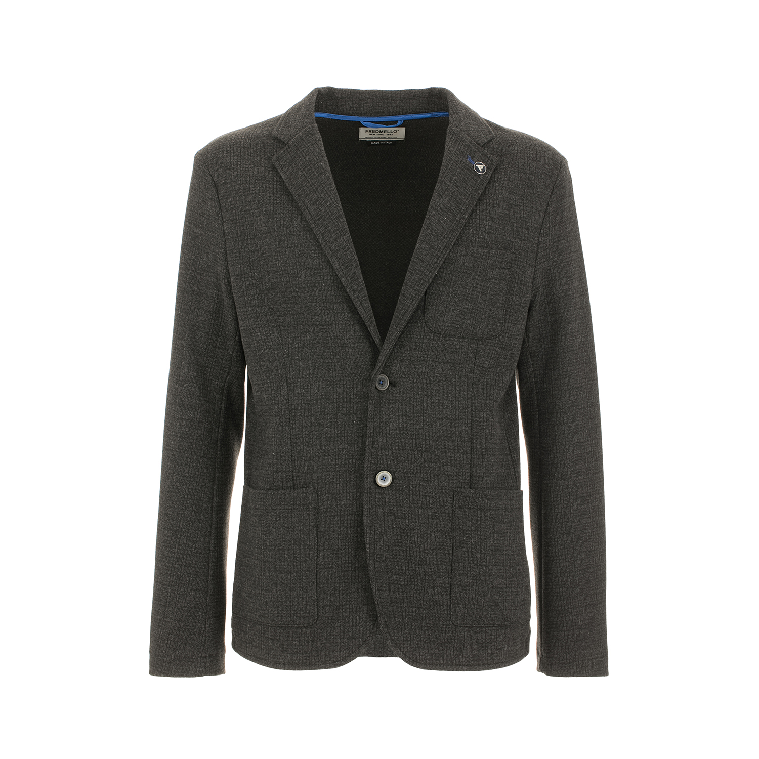 Giacca monopetto sfoderata in fantasia principe di Galles