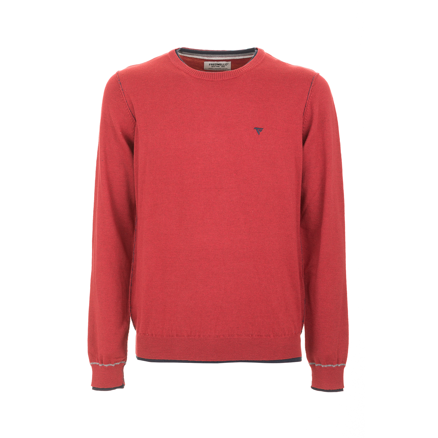 Maglia girocollo a maniche lunghe