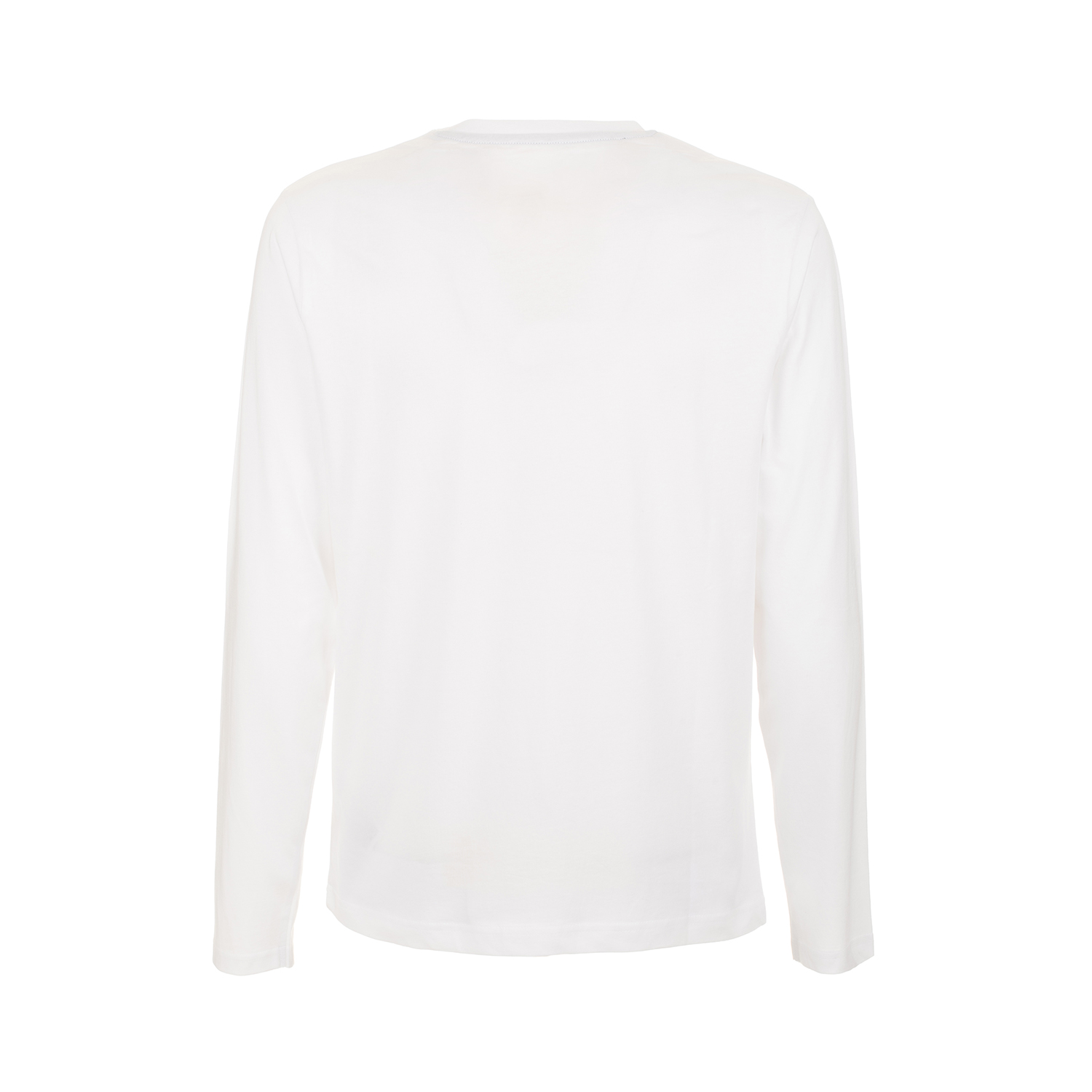 T-shirt girocollo a maniche lunghe