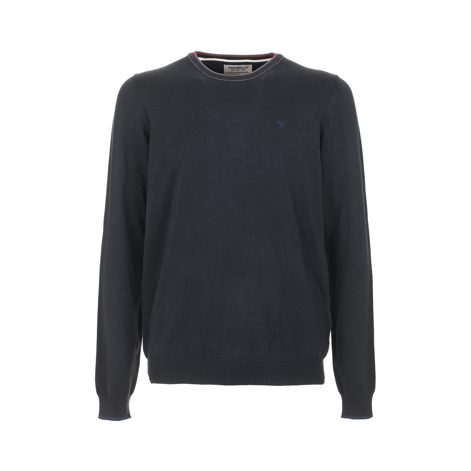 Maglia girocollo a maniche lunghe