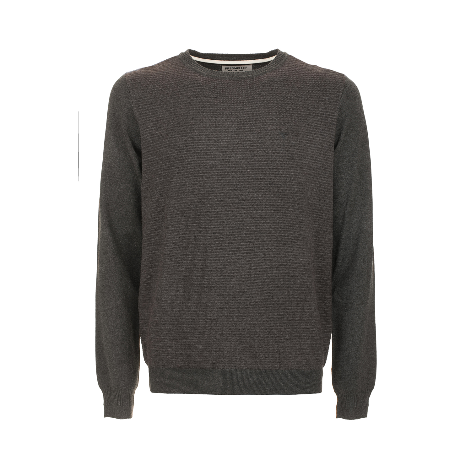 Maglia girocollo a maniche lunghe