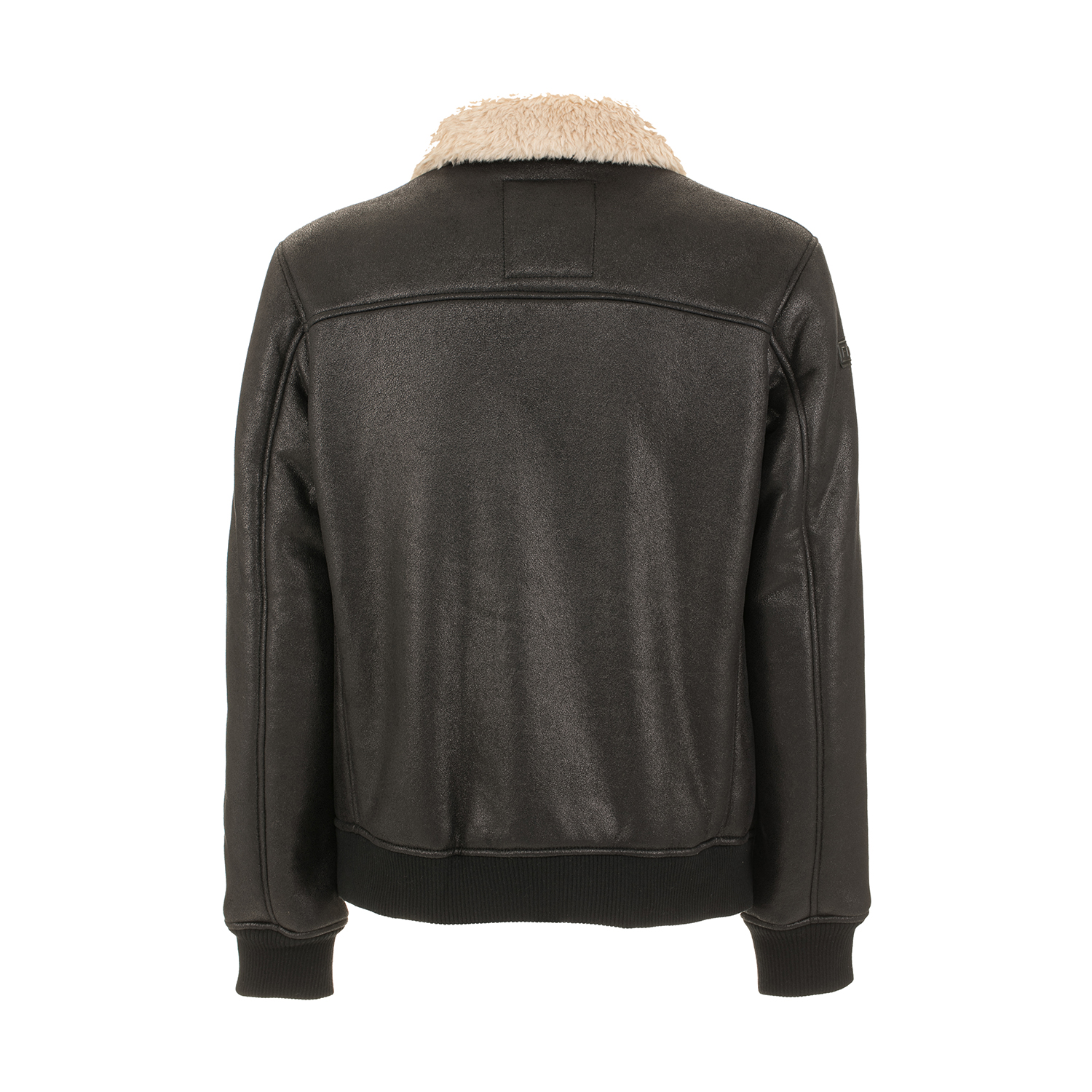 Giubbotto sfoderato in montone ecologico