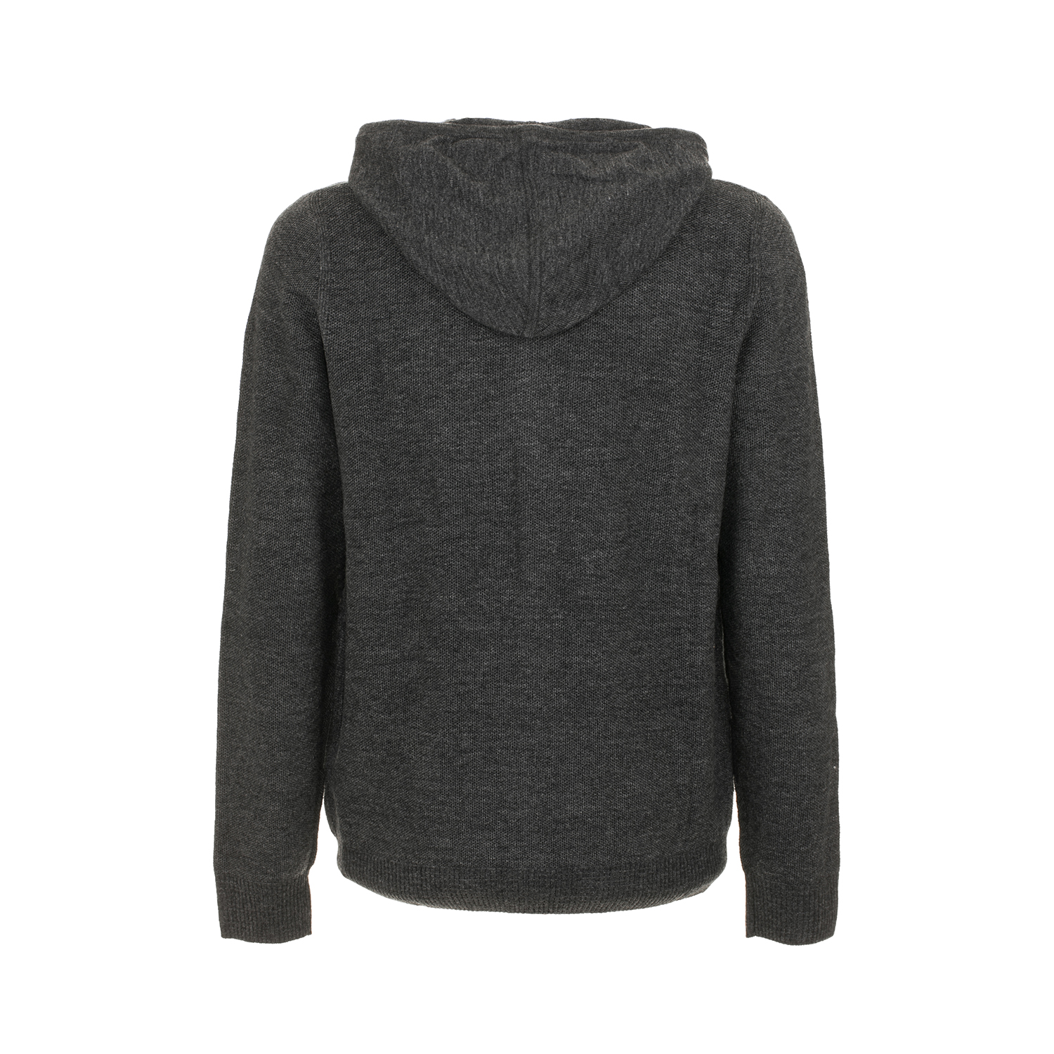 Maglia full zip a maniche lunghe con cappuccio