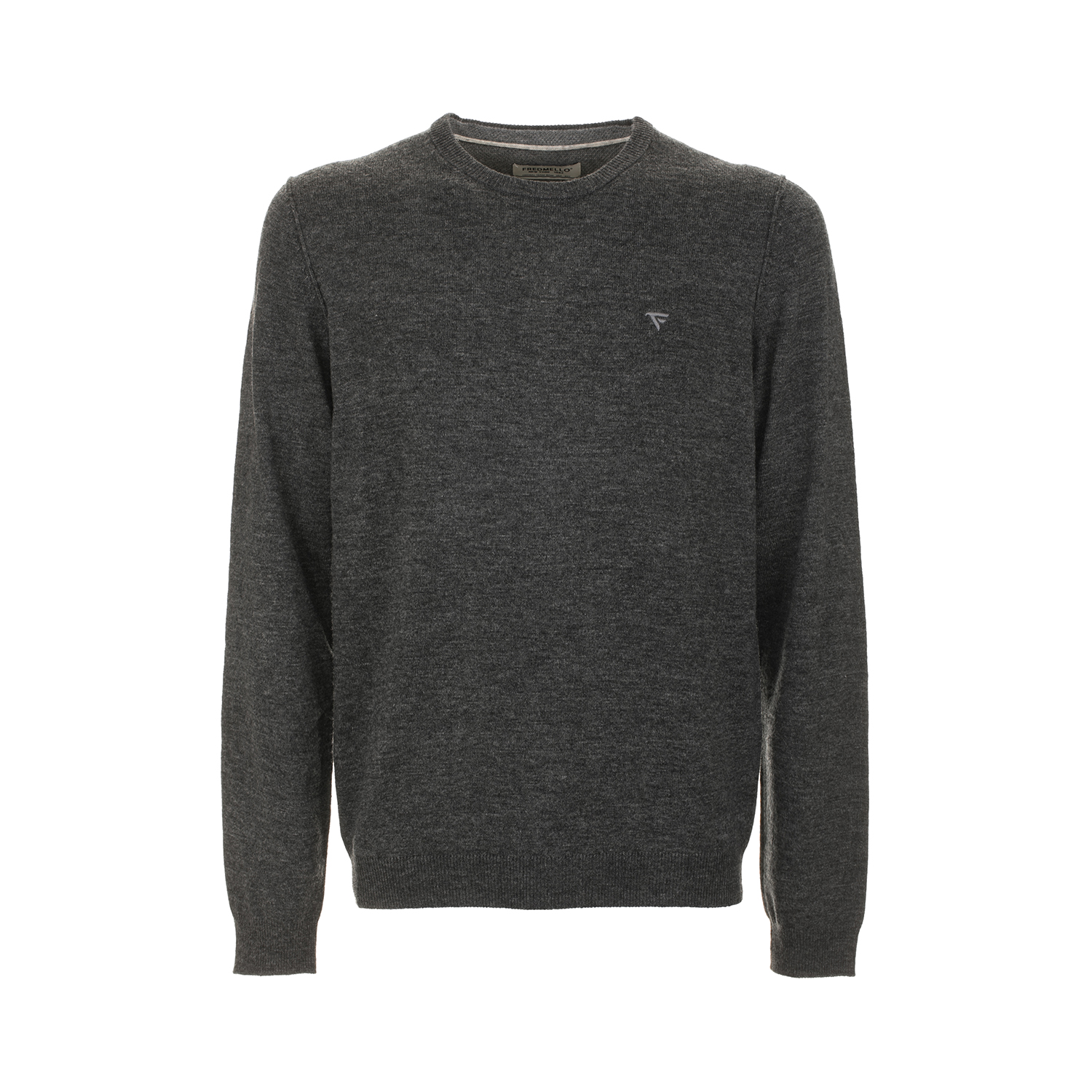 Maglia girocollo a maniche lunghe