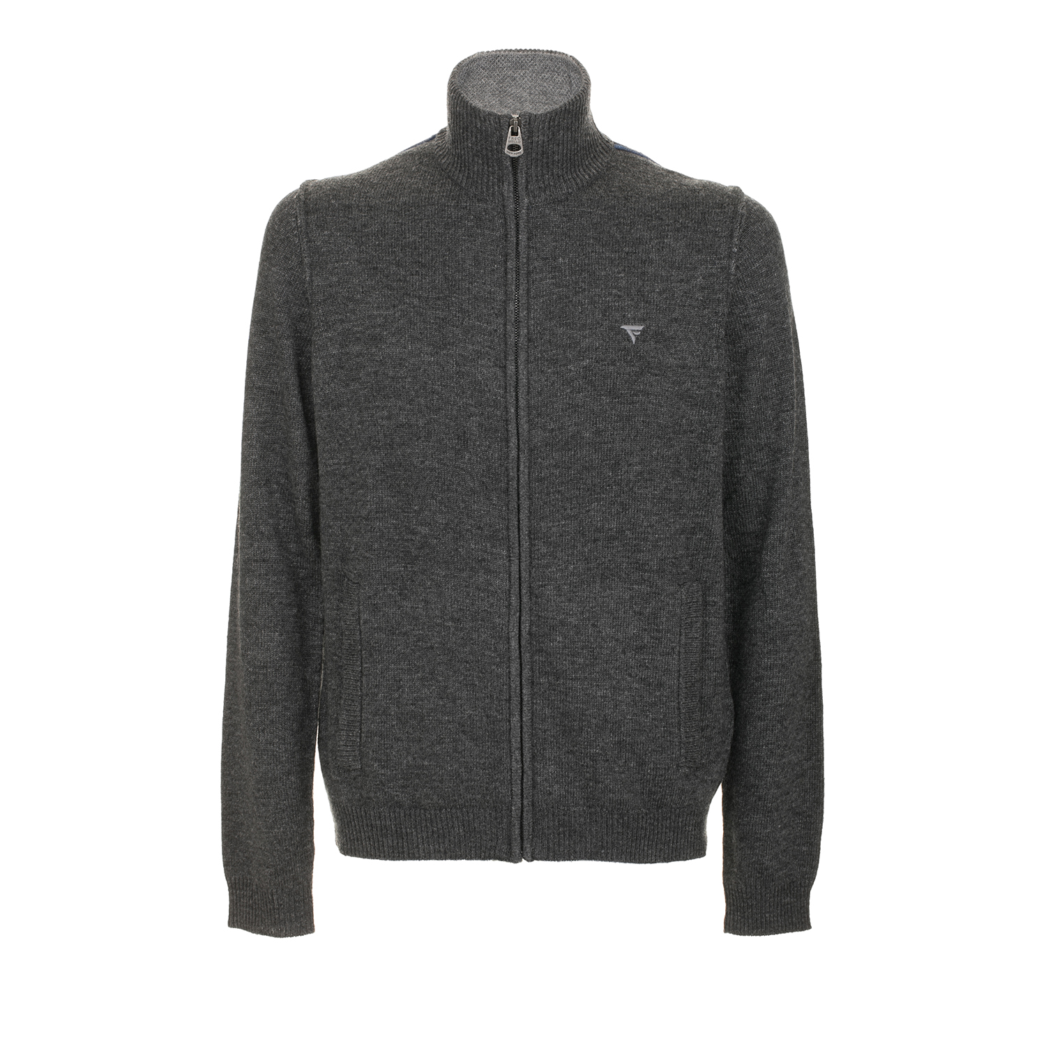Maglia full zip a maniche lunghe