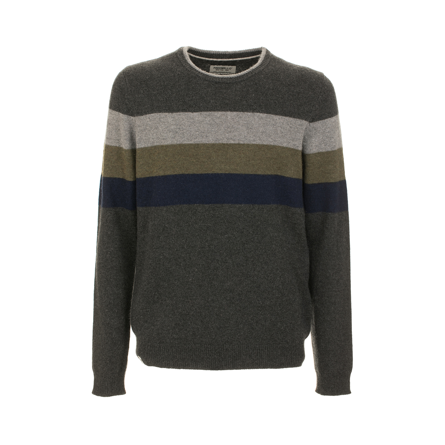 Maglia girocollo a maniche lunghe