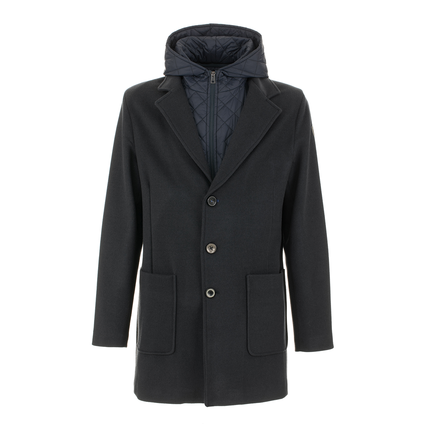 Cappotto in panno foderato