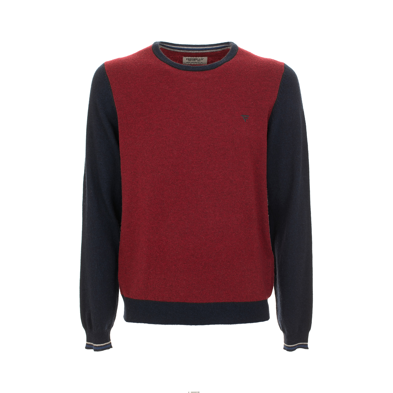 Maglia girocollo a maniche lunghe