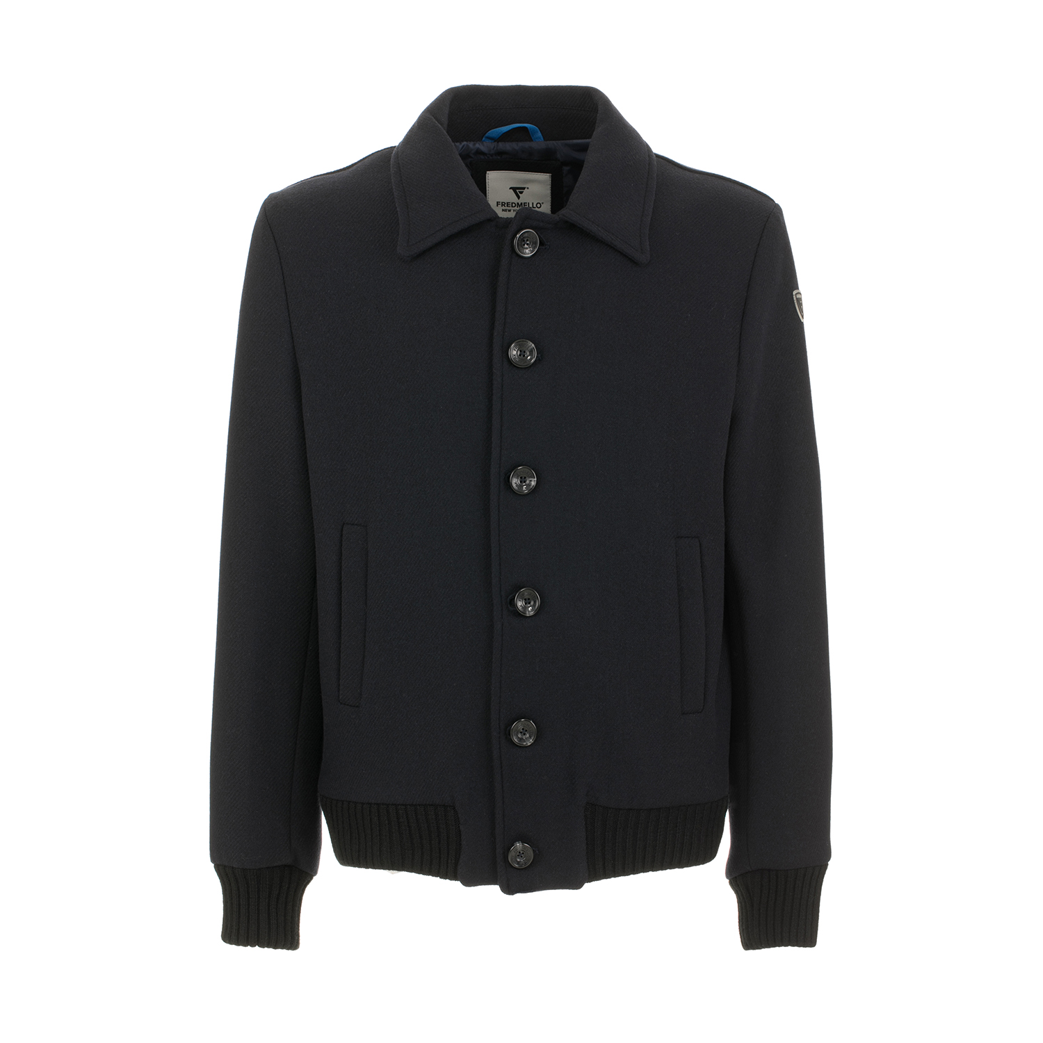 Giubbotto in panno diagonale