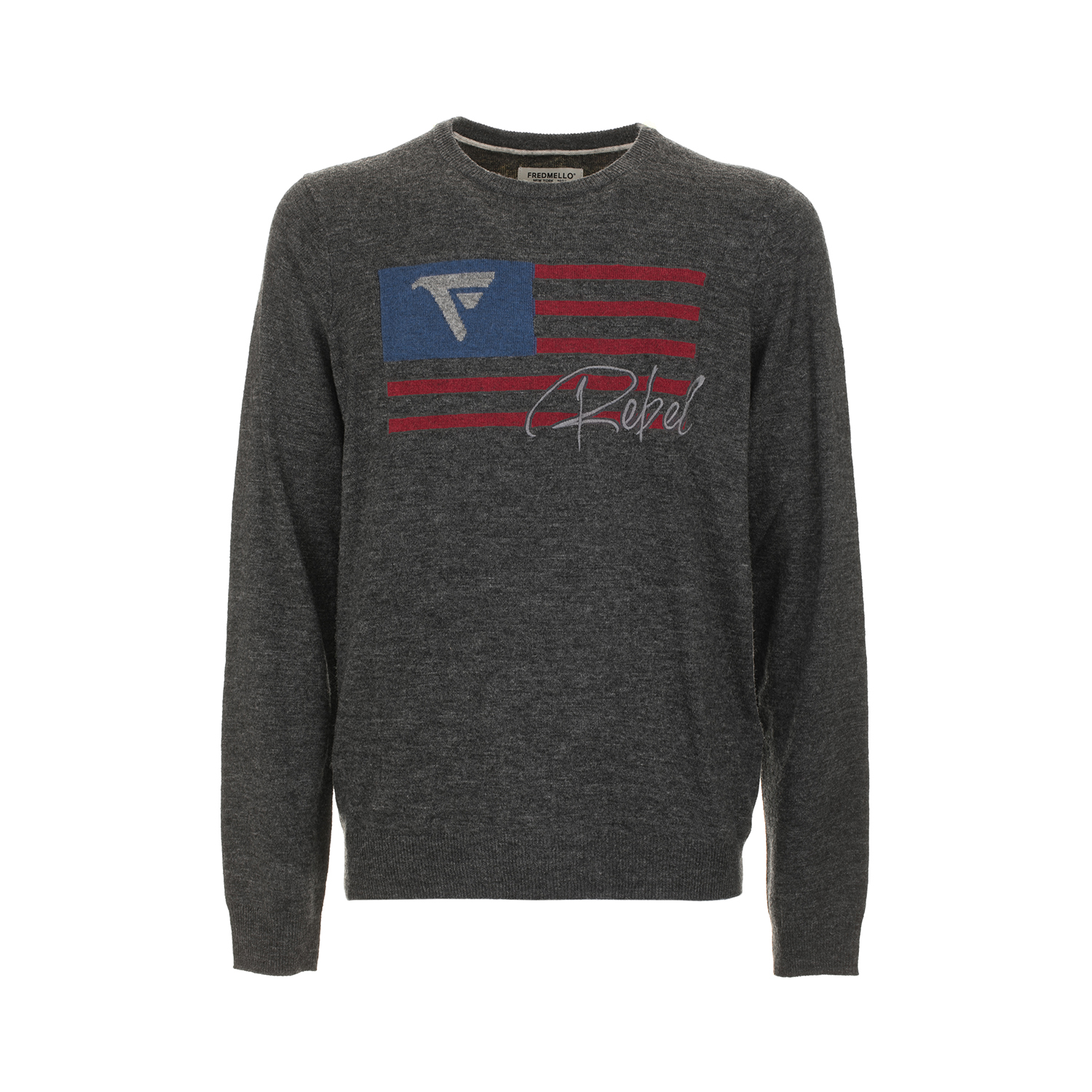 Maglia girocollo a maniche lunghe