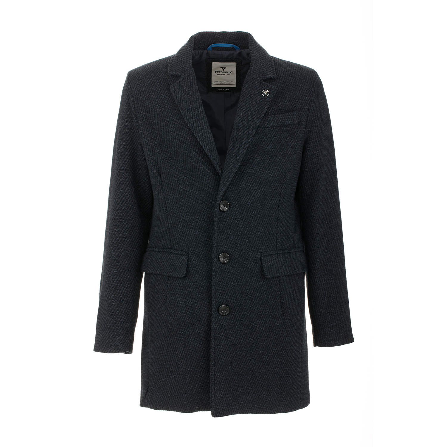 Cappotto in panno tintofilo