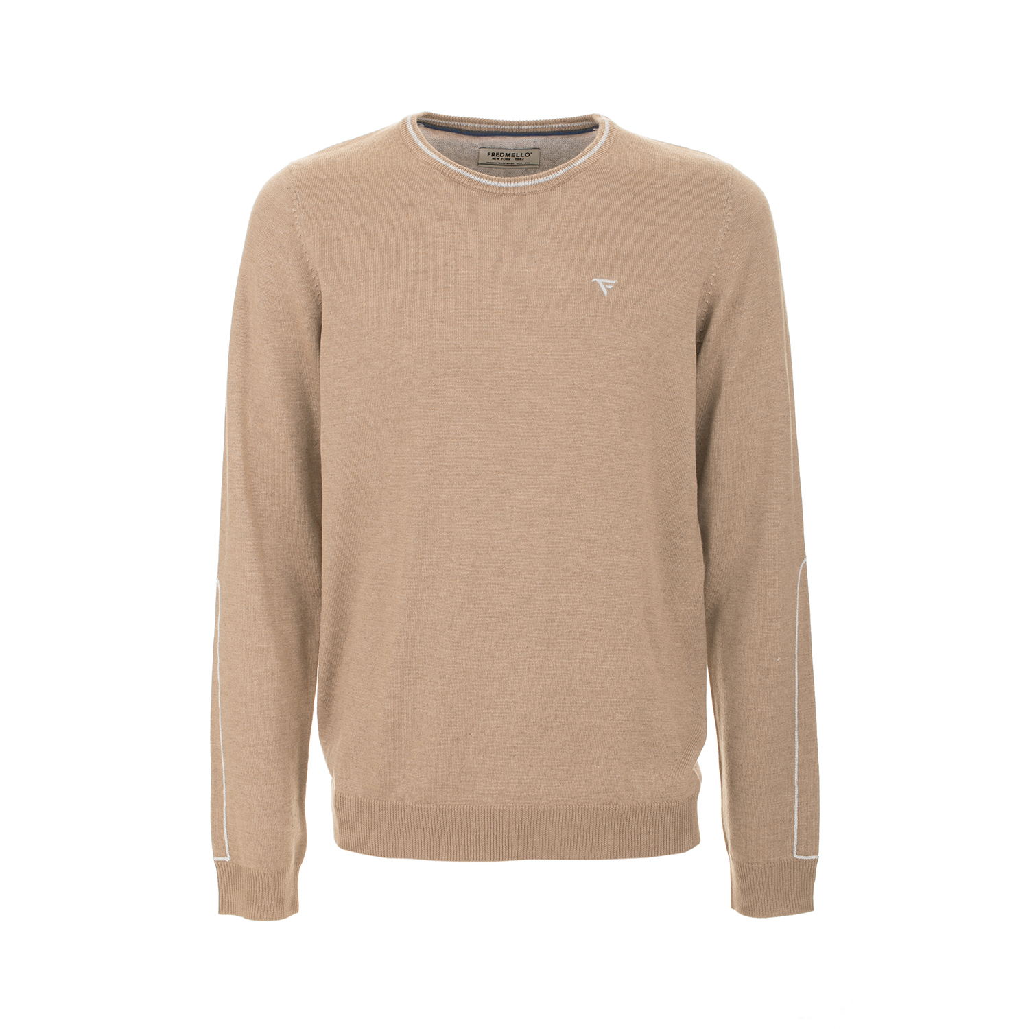 Maglia girocollo a maniche lunghe