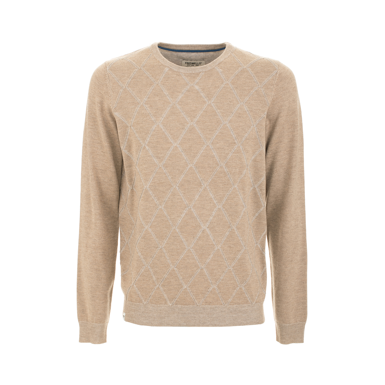 Maglia girocollo a maniche lunghe