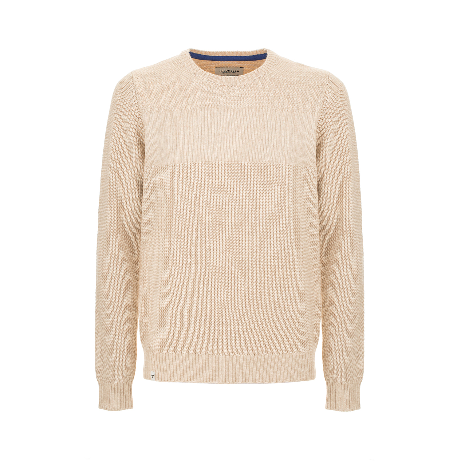 Maglia girocollo a maniche lunghe