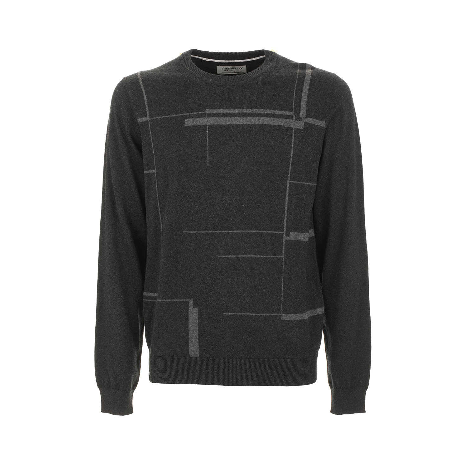 Maglia girocollo a maniche lunghe