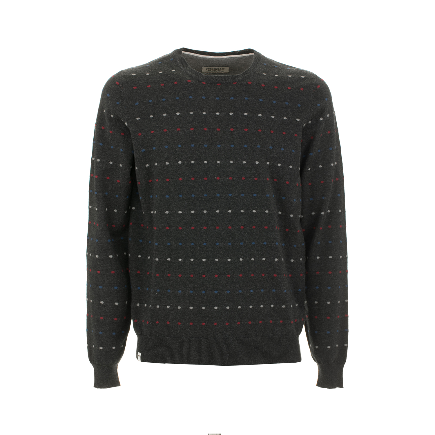 Maglia girocollo a maniche lunghe