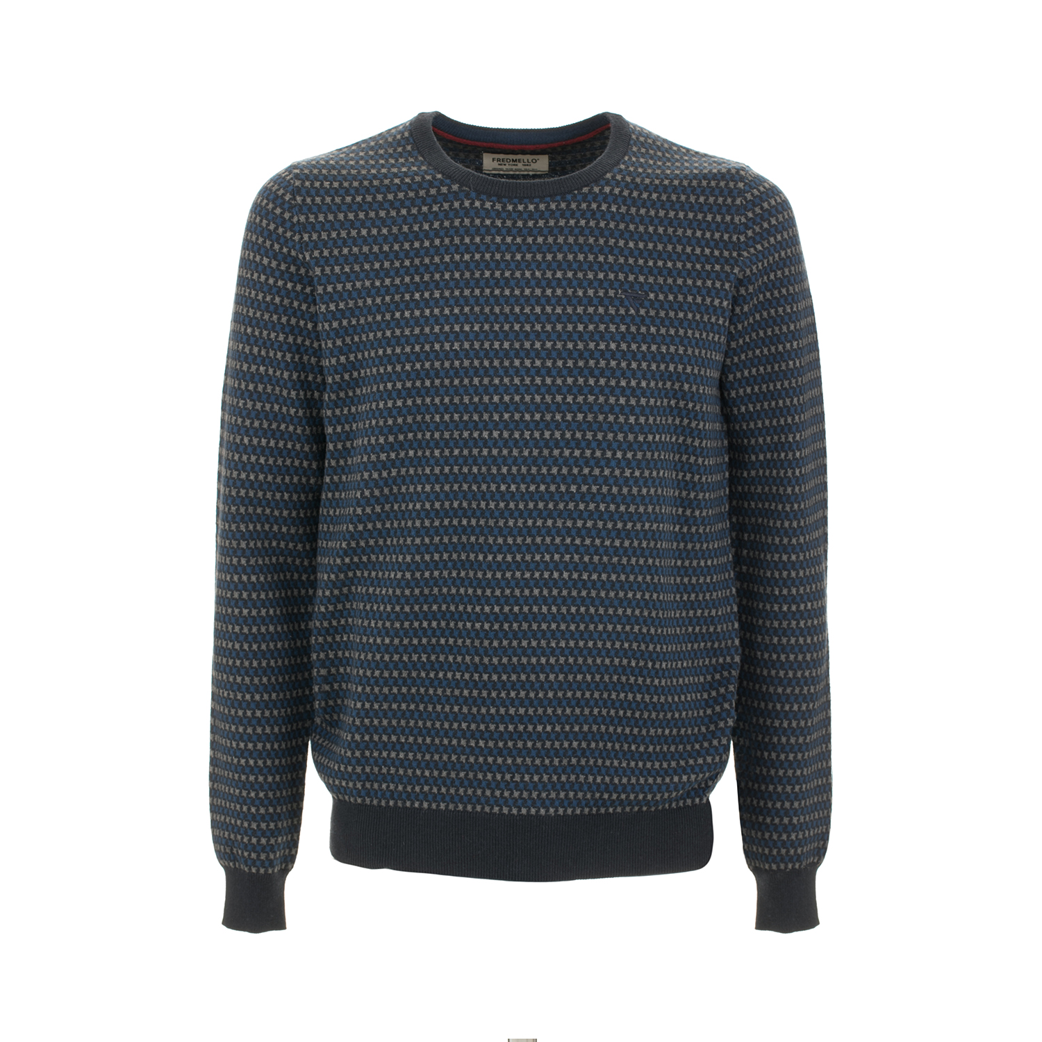 Maglia girocollo a maniche lunghe