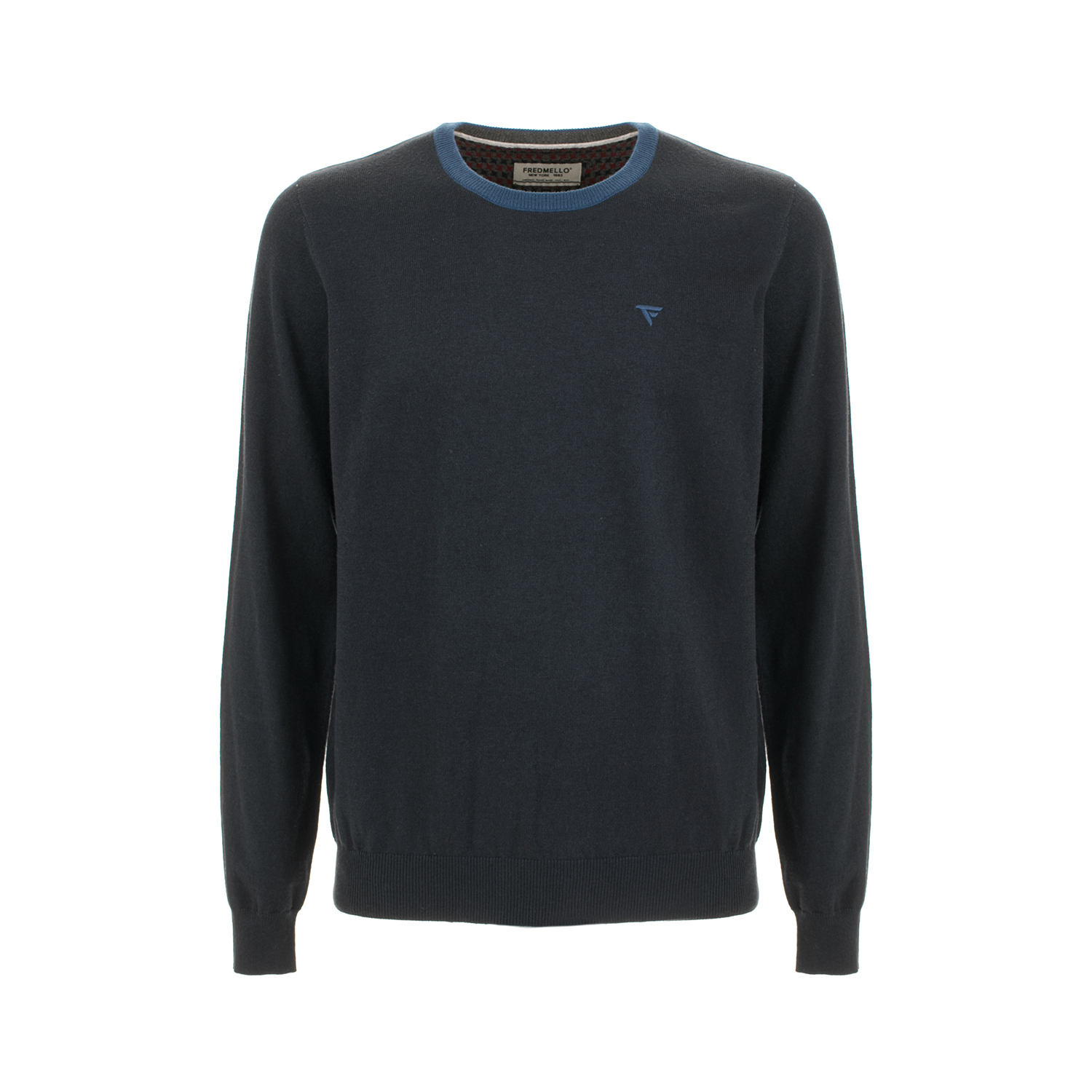 Maglia girocollo a maniche lunghe