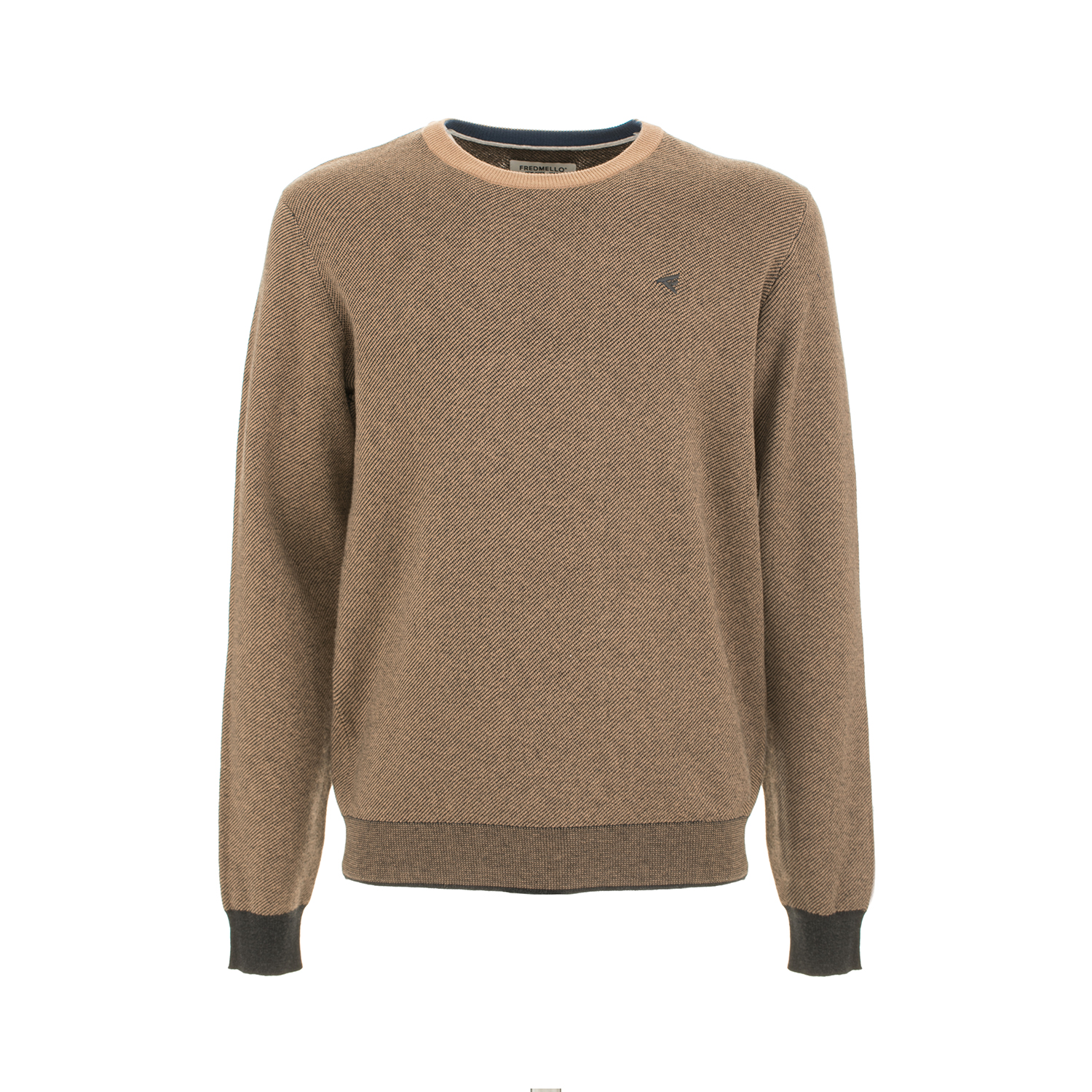 Maglia girocollo a maniche lunghe