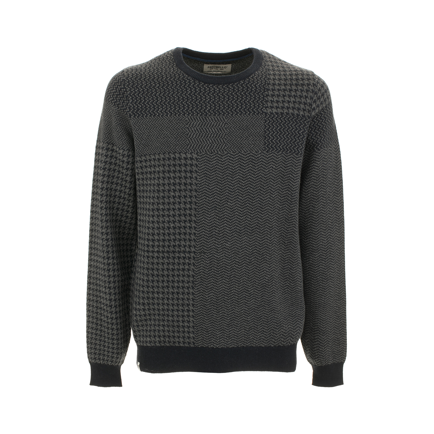 Maglia girocollo a maniche lunghe