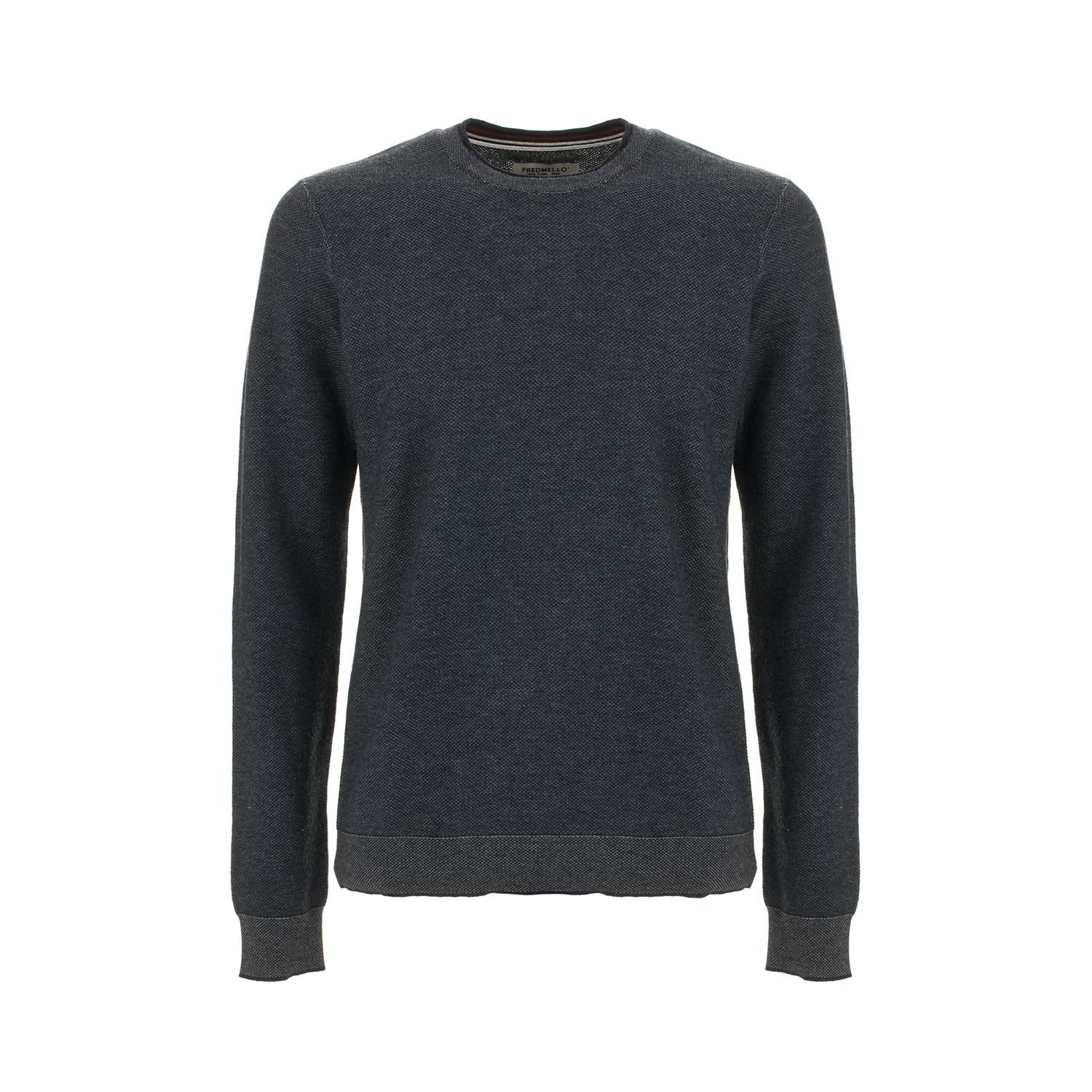 Maglia girocollo a maniche lunghe