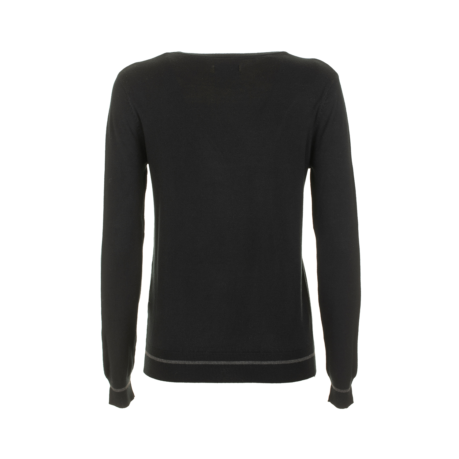 Maglia girocollo a maniche lunghe