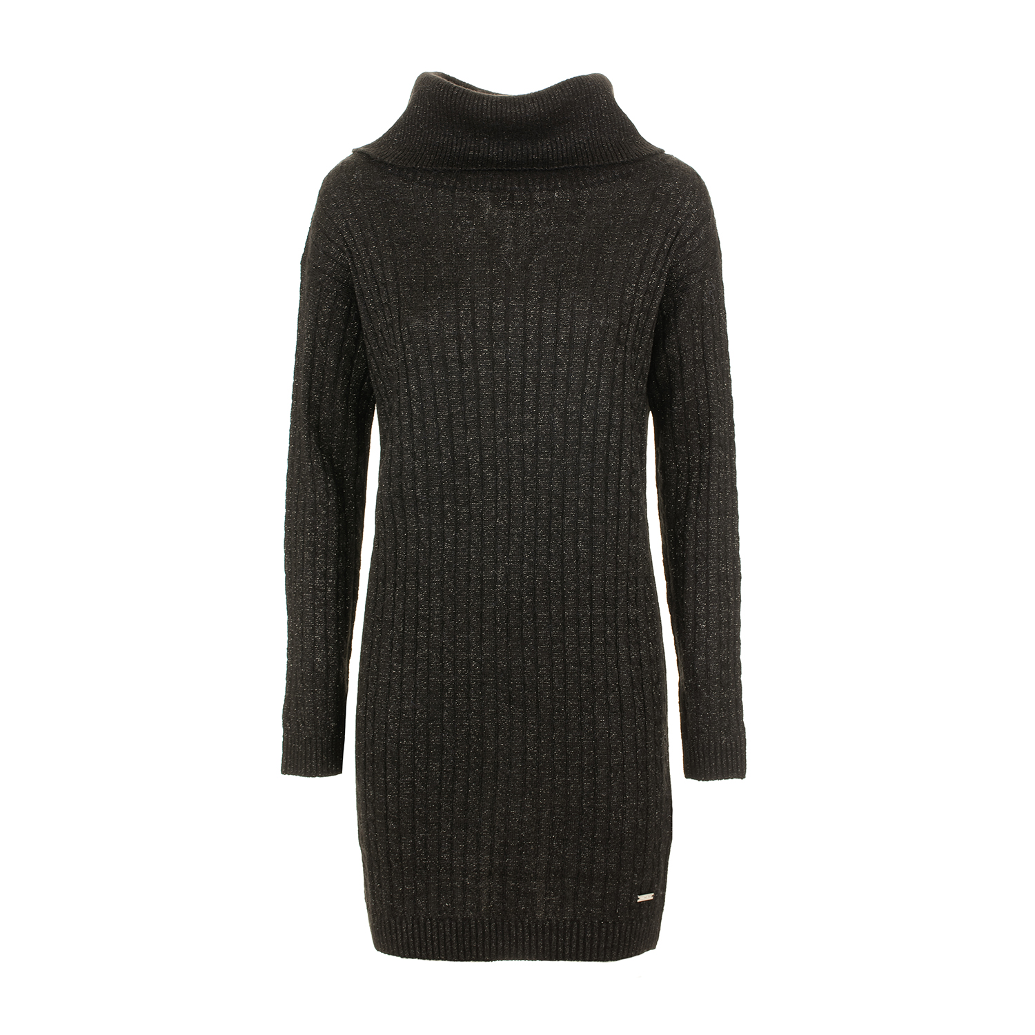 Abito in maglia con collo ampio