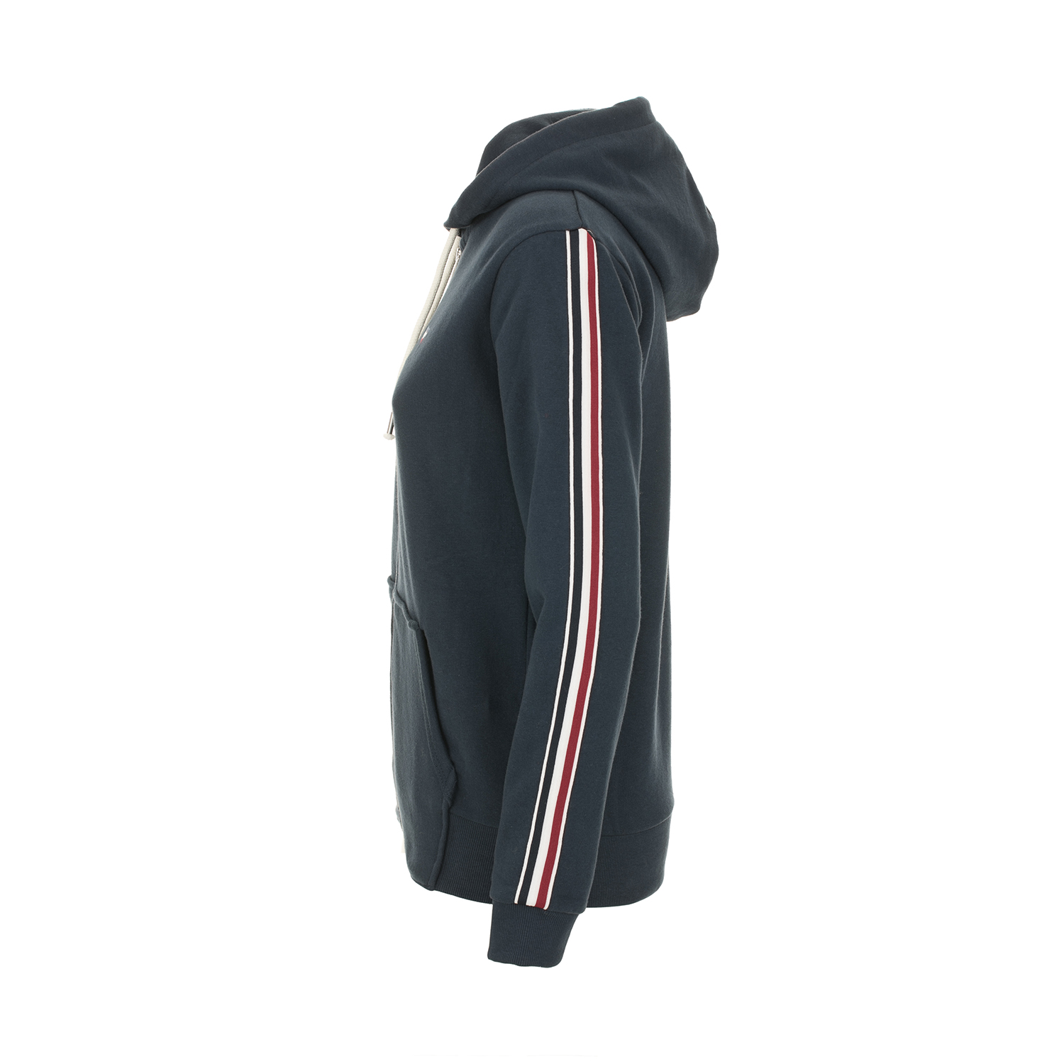 Felpa full zip con cappuccio