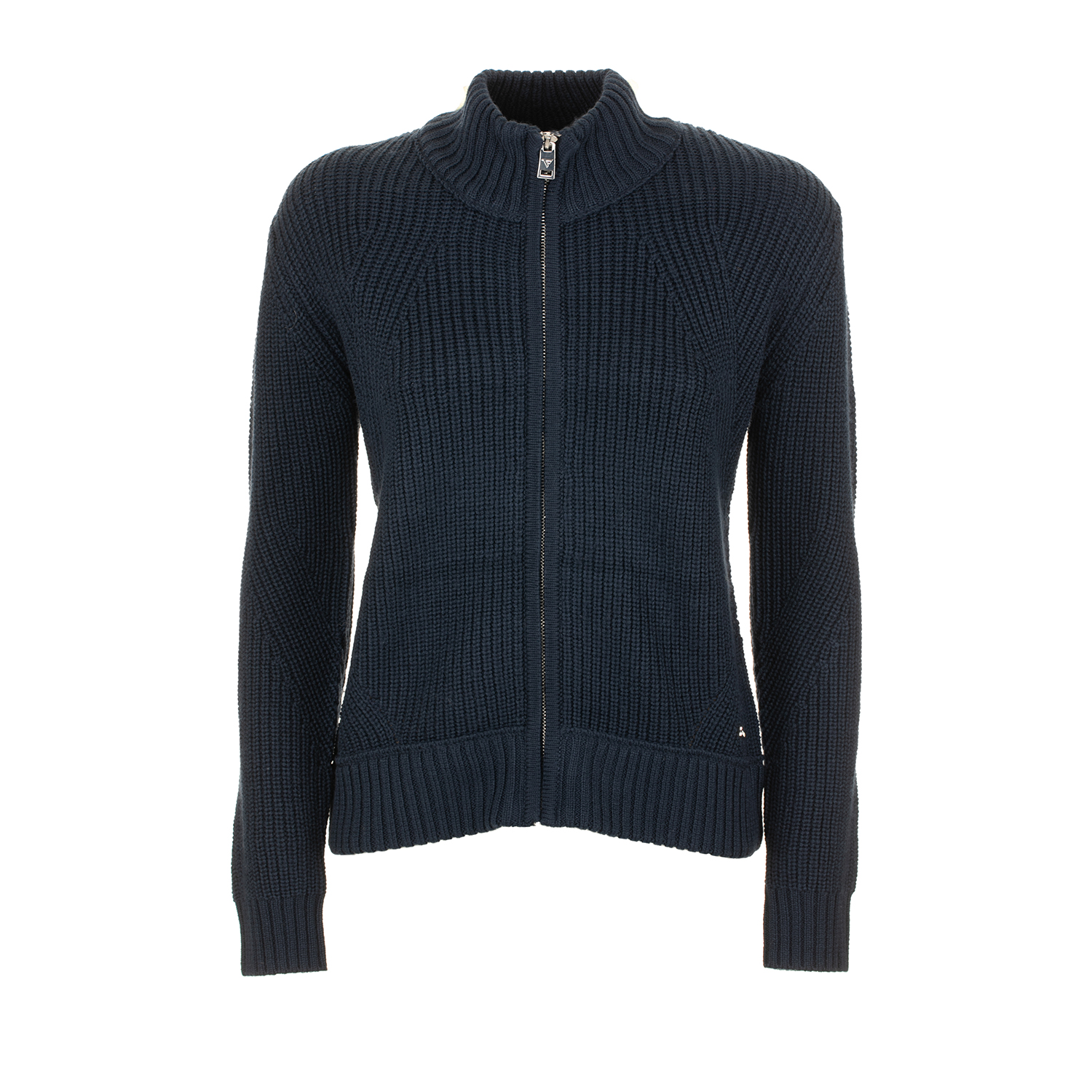 Maglia dolcevita full zip a maniche lunghe