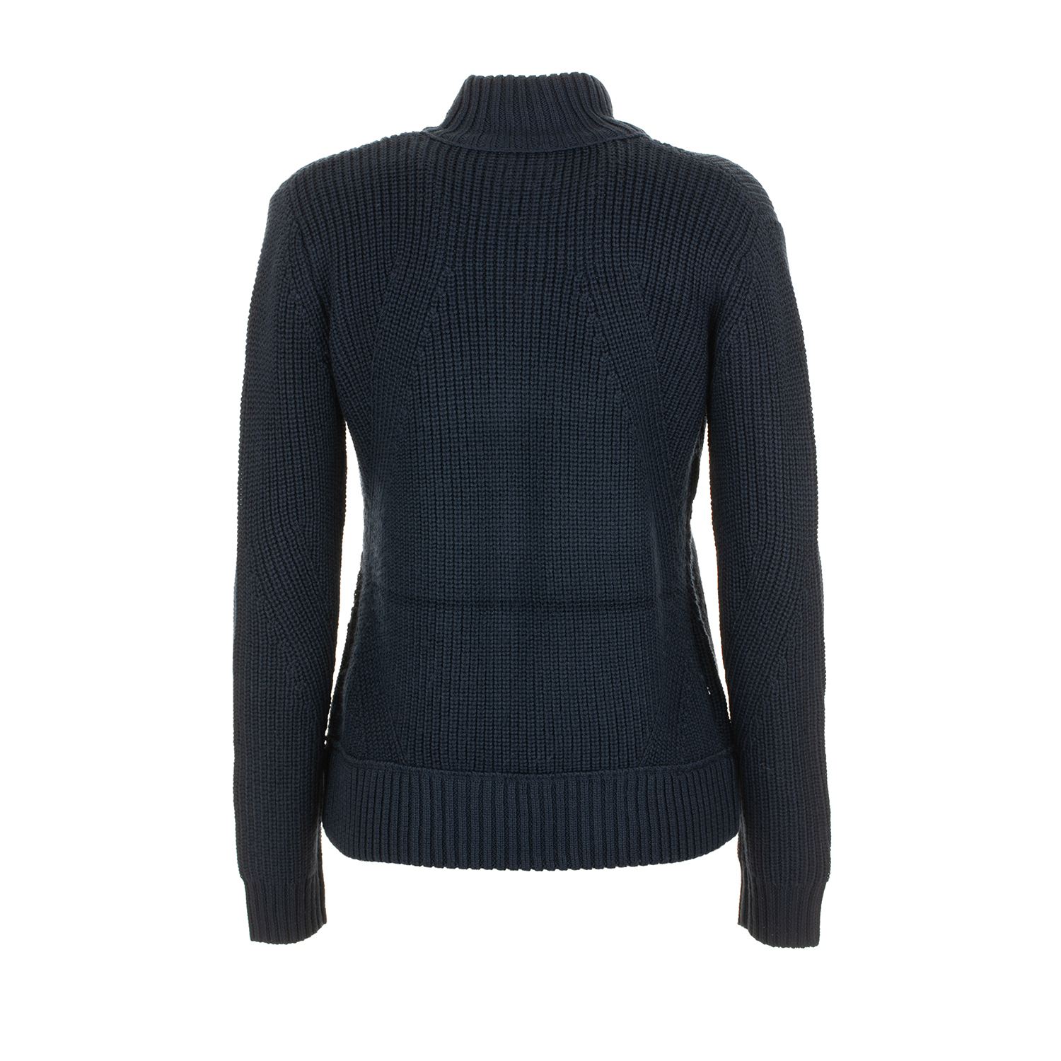 Maglia dolcevita full zip a maniche lunghe