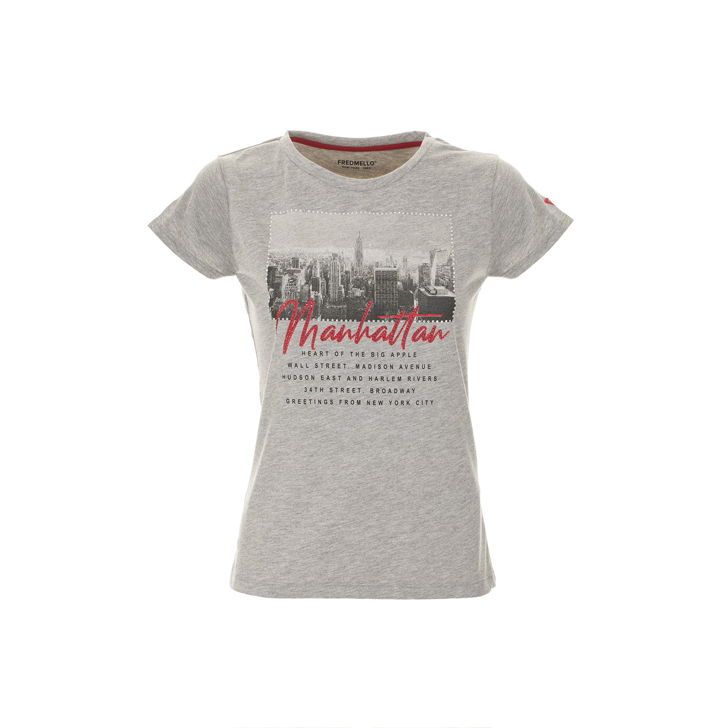 T-shirt girocollo manica corta