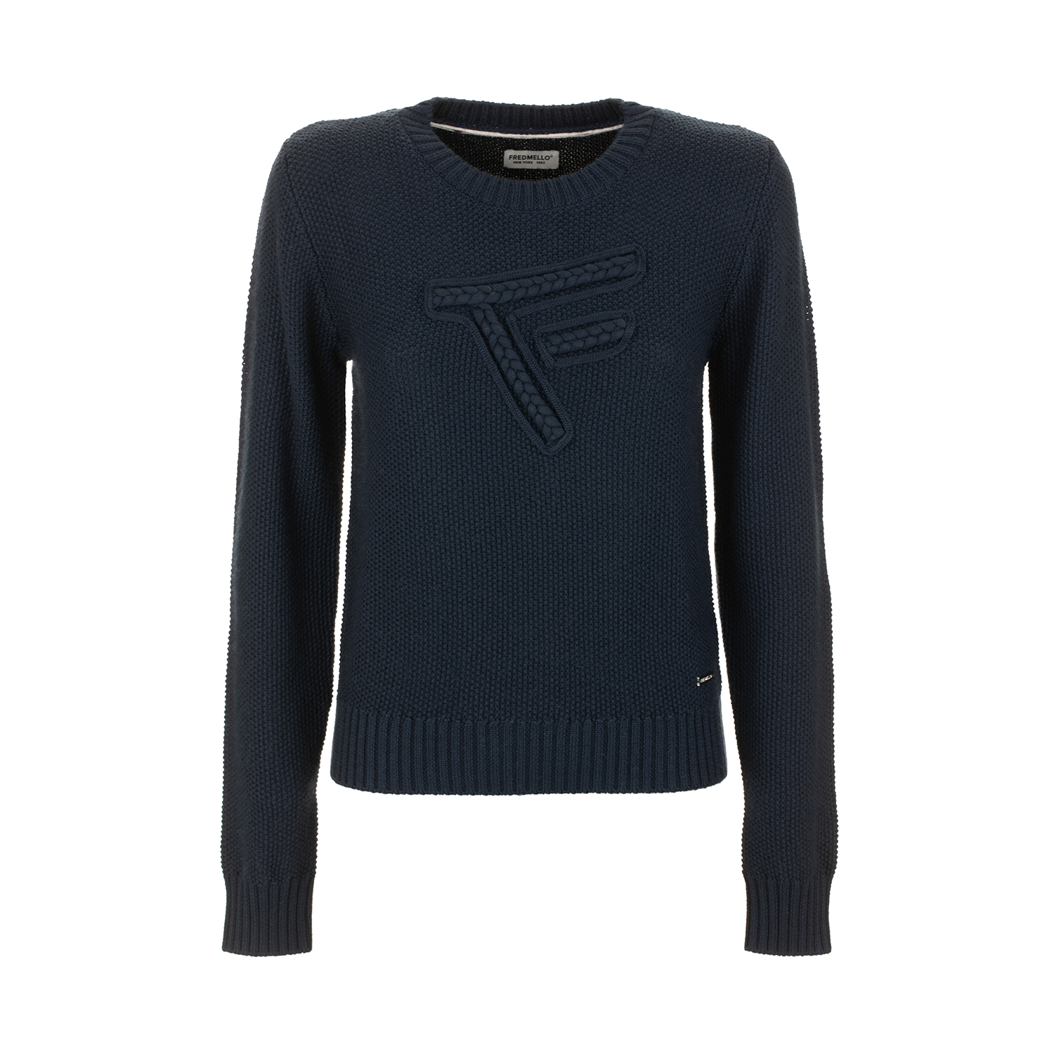 Maglia girocollo a maniche lunghe