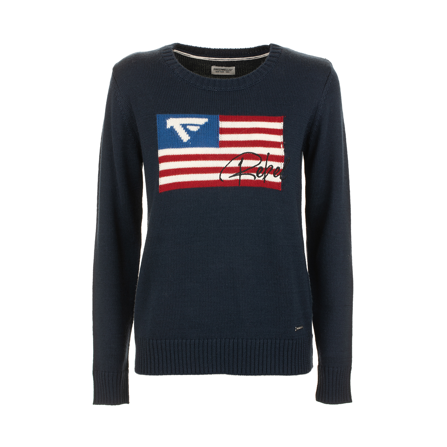 Maglia girocollo a maniche lunghe