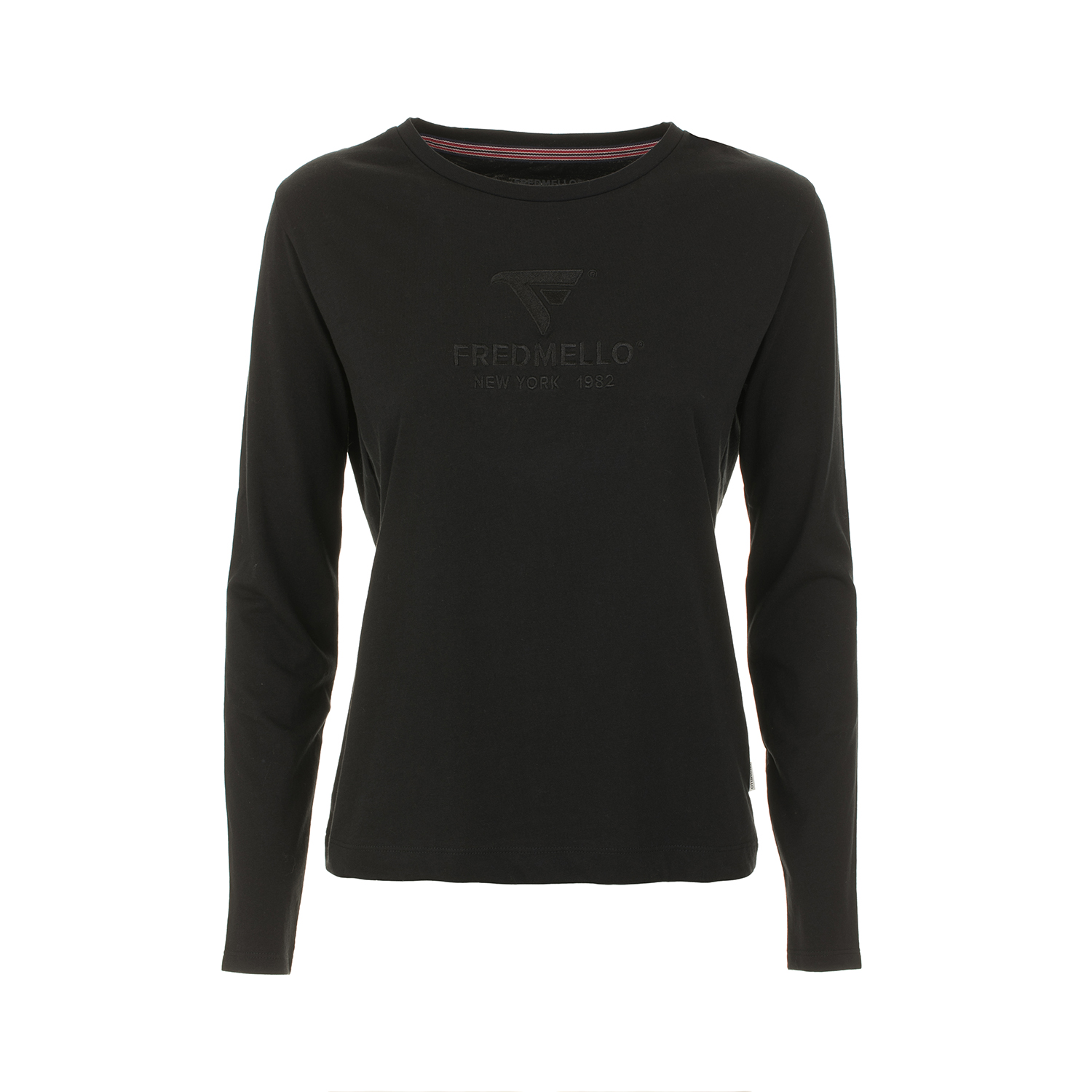 T-shirt girocollo manica lunga