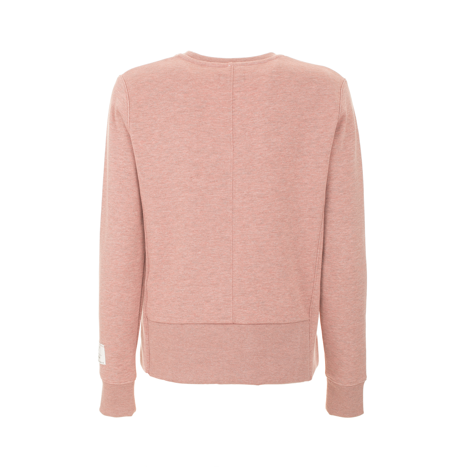 Felpa melange girocollo