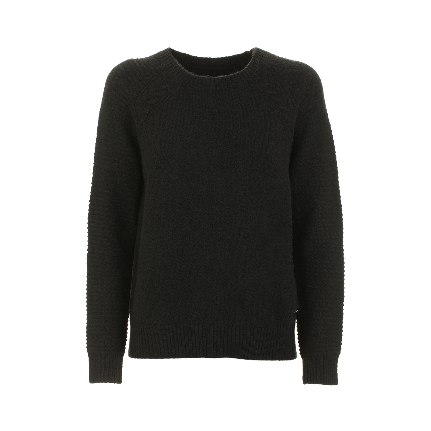 Maglia girocollo a maniche lunghe