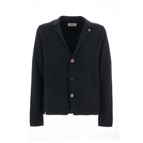 Giacca monopetto in maglia