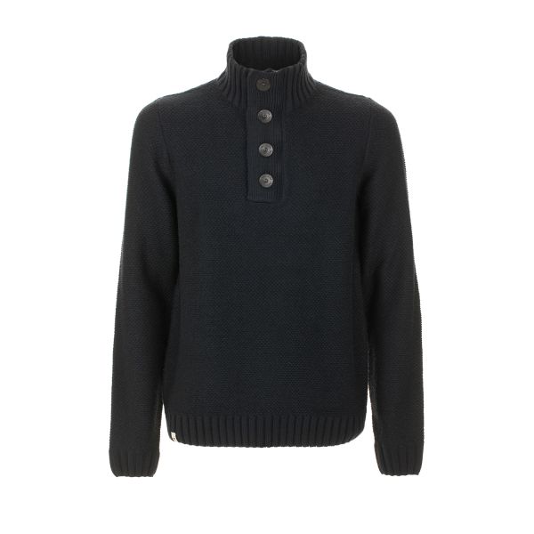 Maglia a maniche lunghe con collo camioner