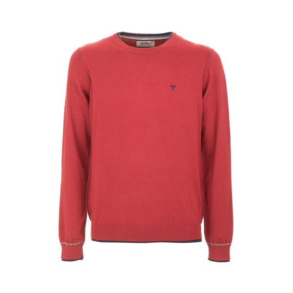 Maglia girocollo a maniche lunghe