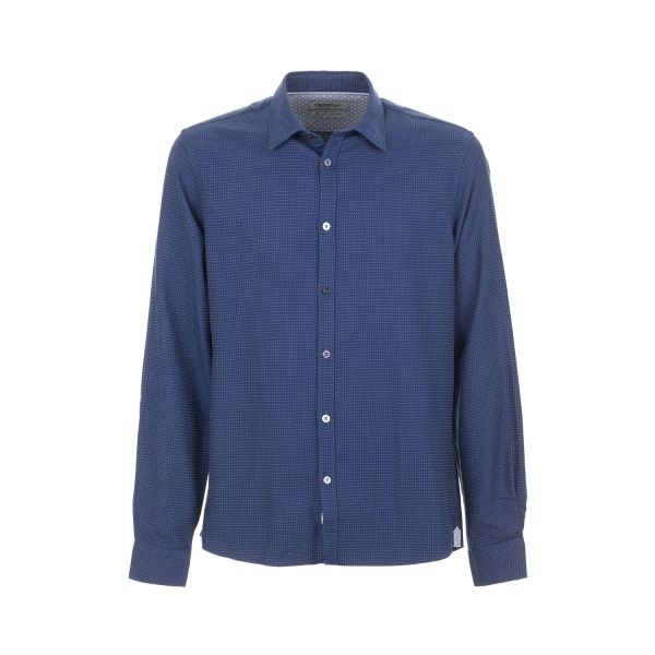 Camicia in tessuto jacquard