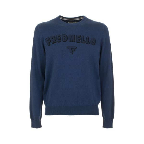 Maglia girocollo a maniche lunghe