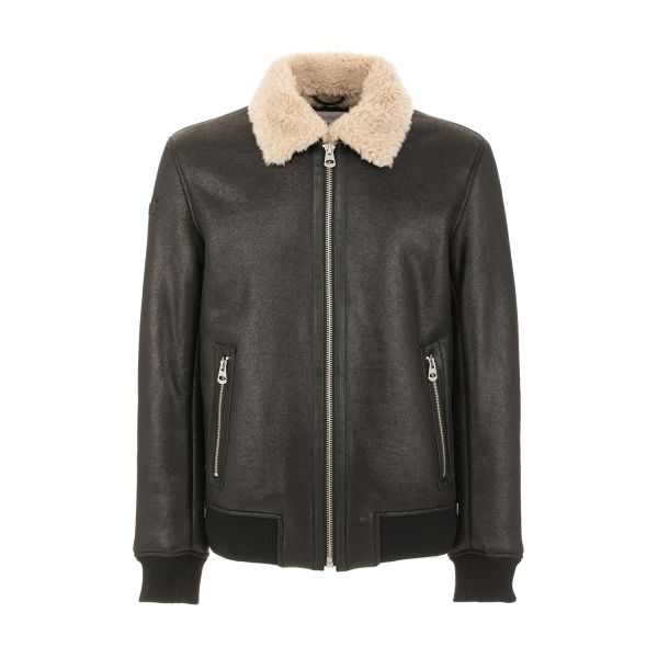 Giubbotto sfoderato in montone ecologico