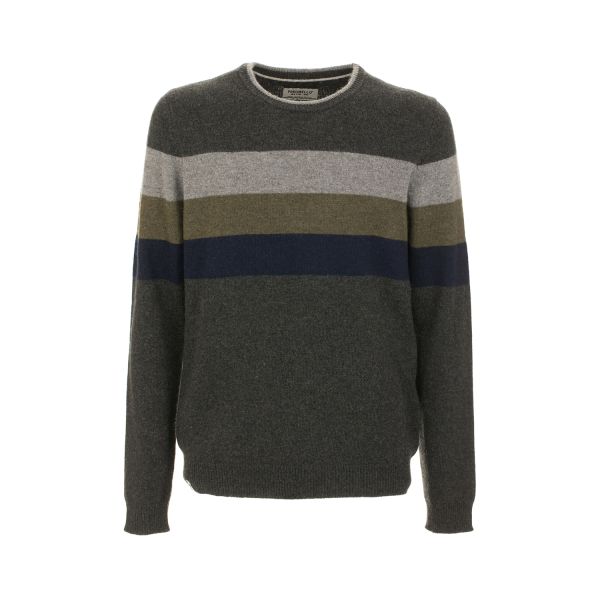 Maglia girocollo a maniche lunghe