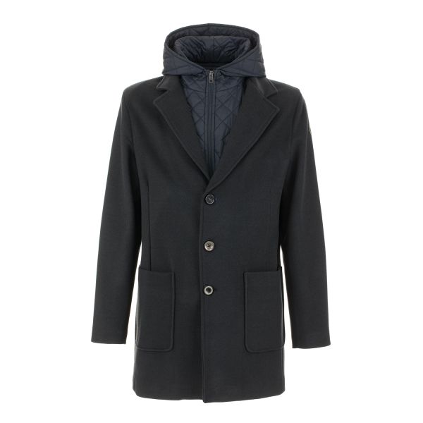 Cappotto in panno foderato