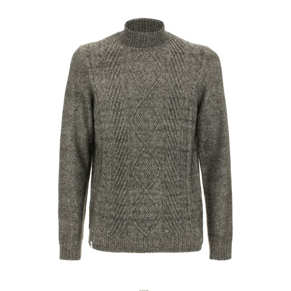 Maglia con collo a lupetto a maniche lunghe